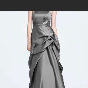 David’s Bridal Silver Size 4 Style F14854